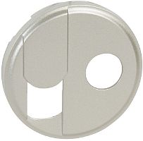 Лицевая панель Legrand Celiane для 2-м. розетки RJ45+TV титан картинка